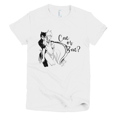 Cat or Bat? Short sleeve women's t-shirt
