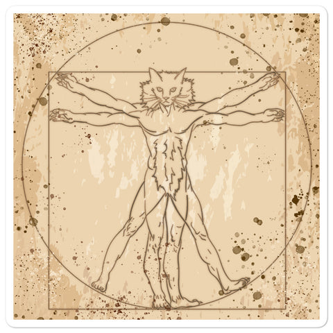 Mewtruvian Bubble-free stickers