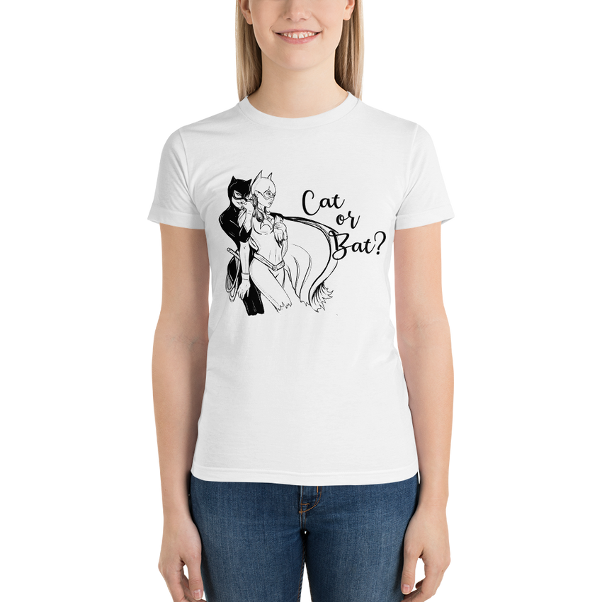 Cat or Bat? Short sleeve women's t-shirt