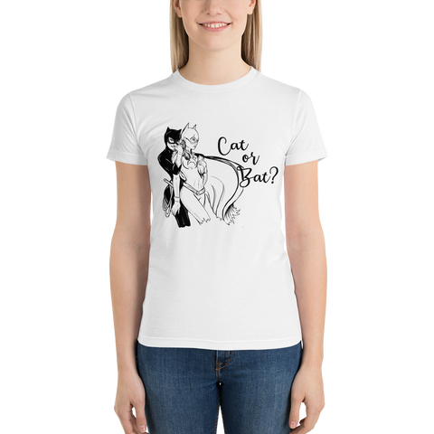 Cat or Bat? Short sleeve women's t-shirt