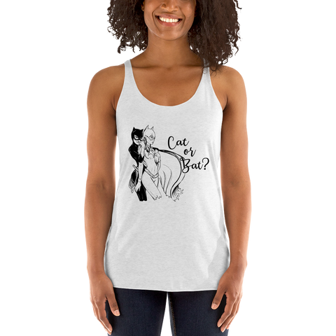 Cat or Bat ? Women's Racerback Tank