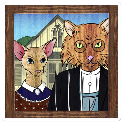 American Gothic Bubble-free stickers