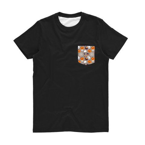 Pumpkin Boos Classic Sublimation Pocket T-Shirt