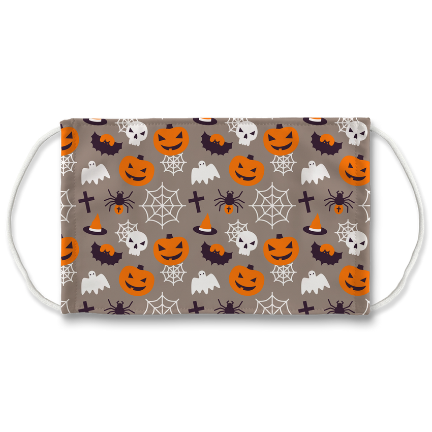 Pumpkin Boos Sublimation Face Mask