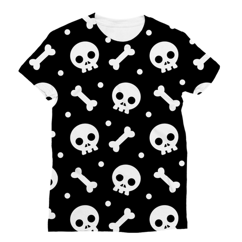 Skully Bones Classic Sublimation Women's T-Shirt