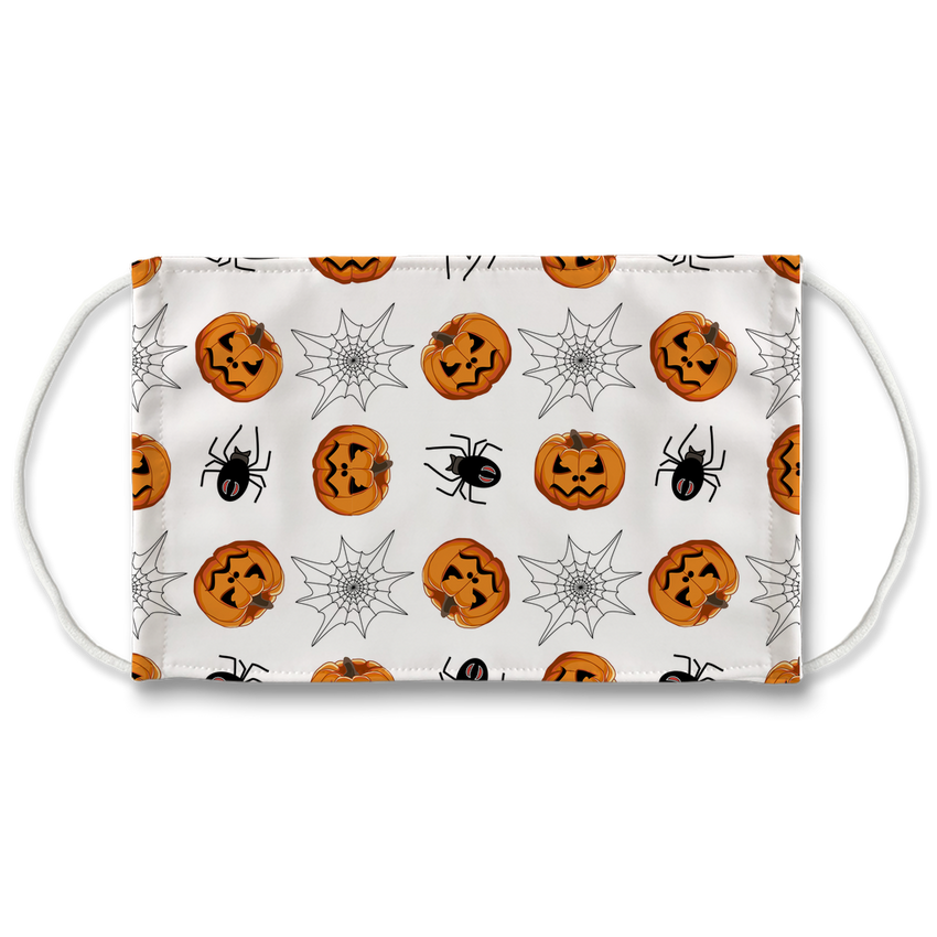 Pumpkin Widow Sublimation Face Mask