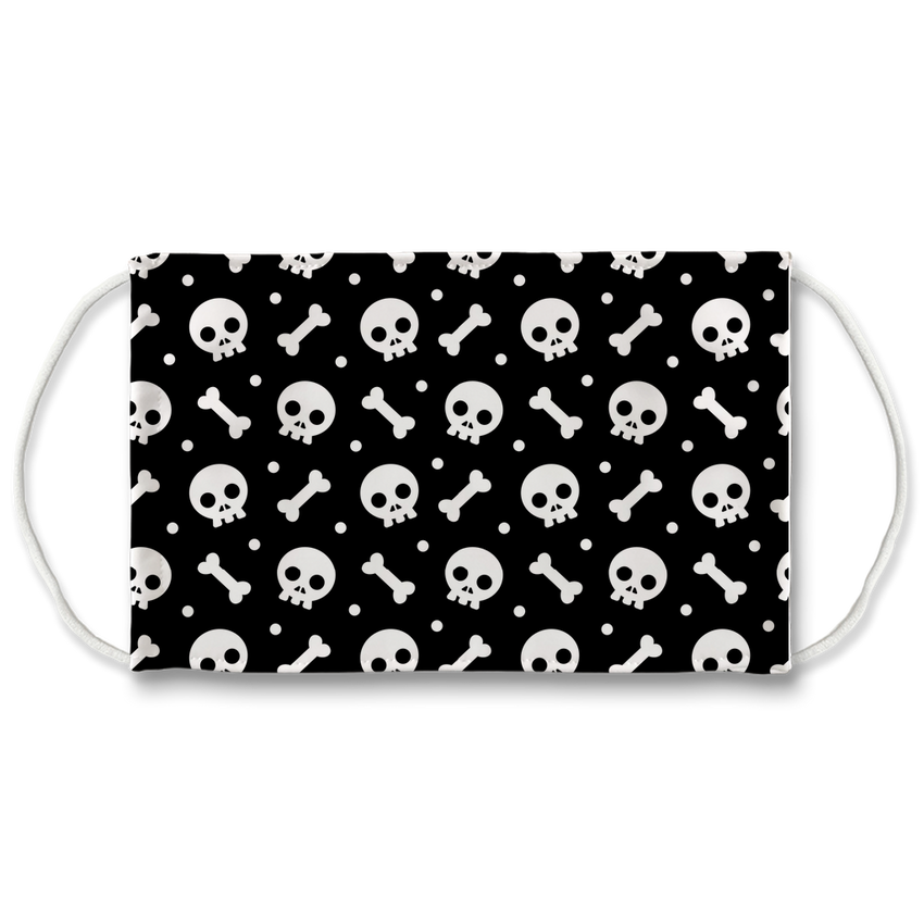 Skully Bones Sublimation Face Mask