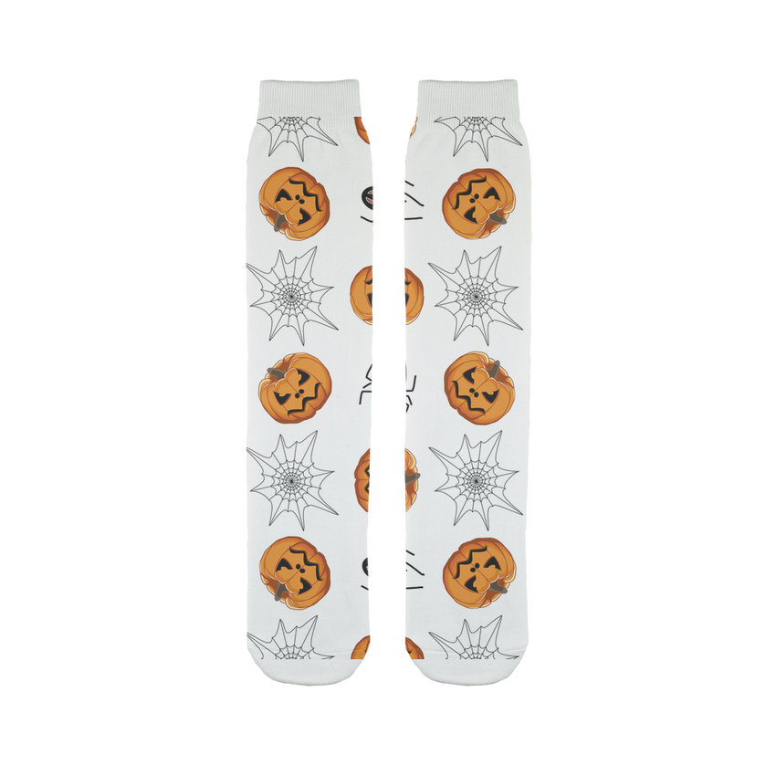 Pumpkin Widow Sublimation Tube Sock