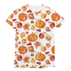 Autumn Pumpkins Classic Sublimation Women's T-Shirt