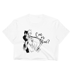 Women's Cat or Bat Crop Top