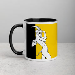 Yellow Mug with Color Inside