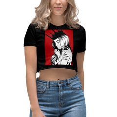 A Queen Cries Women's Crop Top