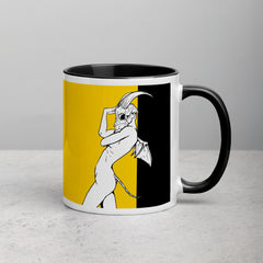 Yellow Mug with Color Inside