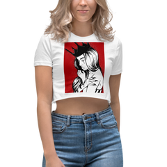 A Queen Cries Women's Crop Top