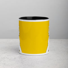 Yellow Mug with Color Inside