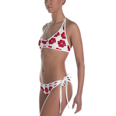 Red Rose Skull Bikini